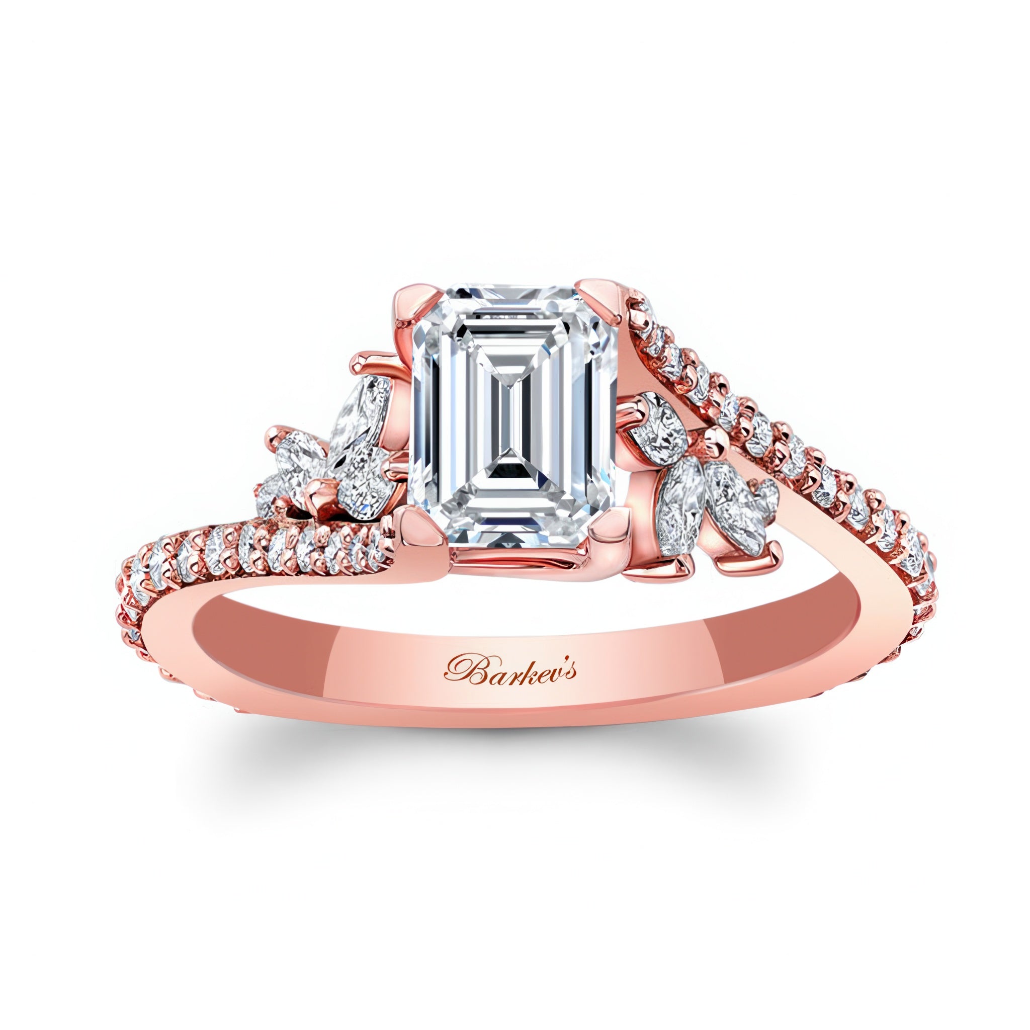 1 Carat Emerald Cut Diamond Ring