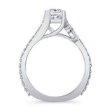 1 Carat Emerald Cut Diamond Ring