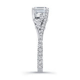1 Carat Emerald Cut Diamond Ring