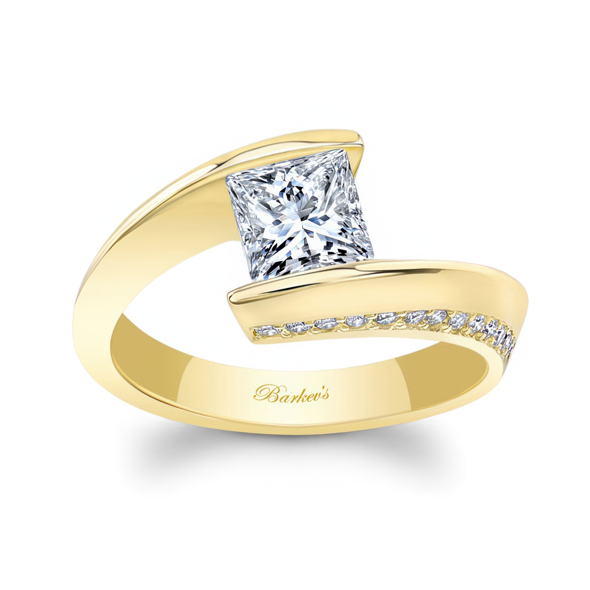 Bypass Diamond Ring