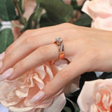 Princess Cut Pave Engagement Ring
