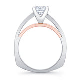 Princess Cut Pave Engagement Ring
