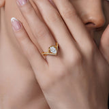 Unique Pear Shaped Engagement Ring