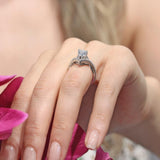 Unique Pear Shaped Engagement Ring
