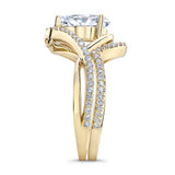 Unique Pear Shaped Wedding Set