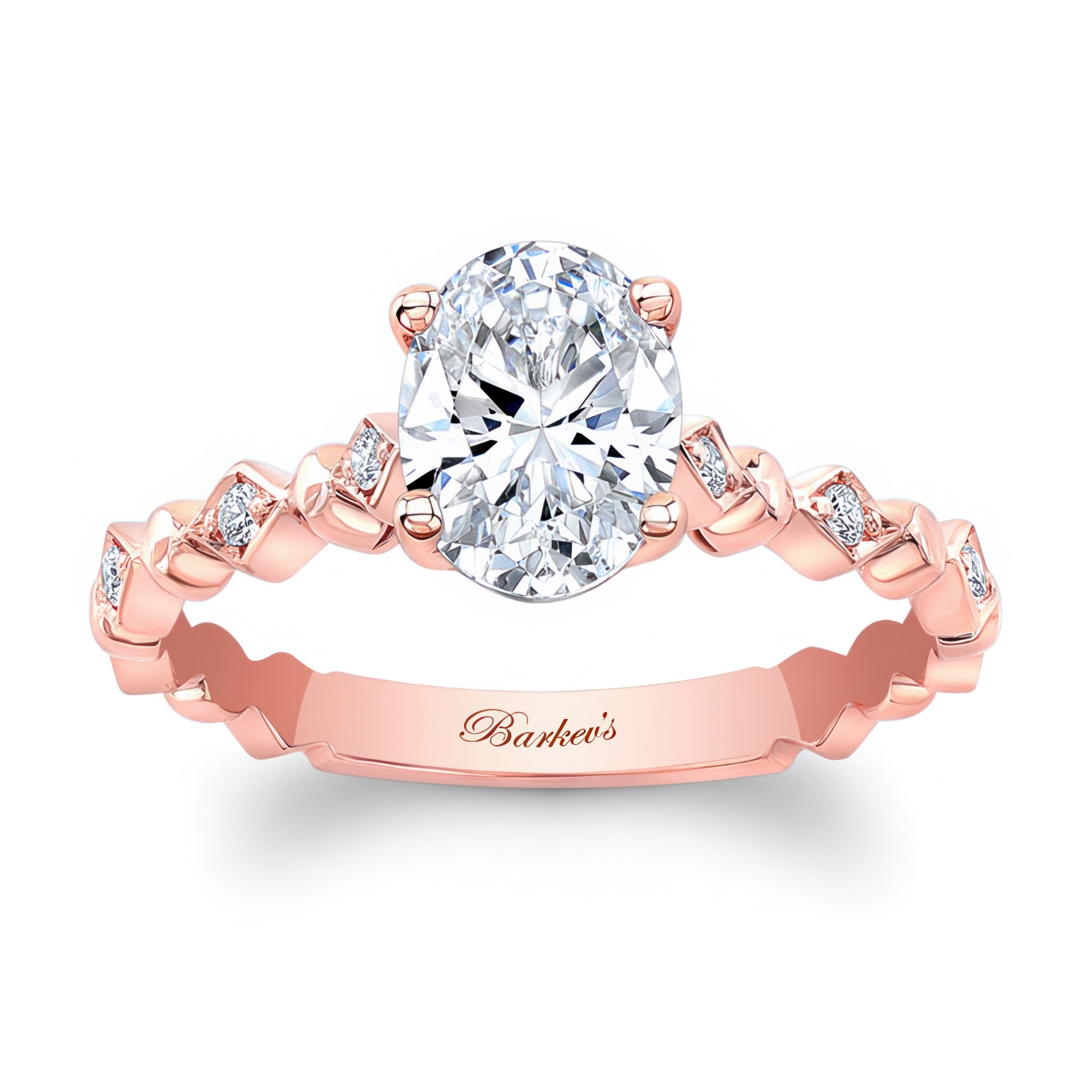 Art Deco Oval Engagement Ring