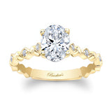 Art Deco Oval Engagement Ring