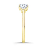 Delicate Curved Solitaire Ring
