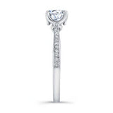 Classic Moissanite Engagement Ring