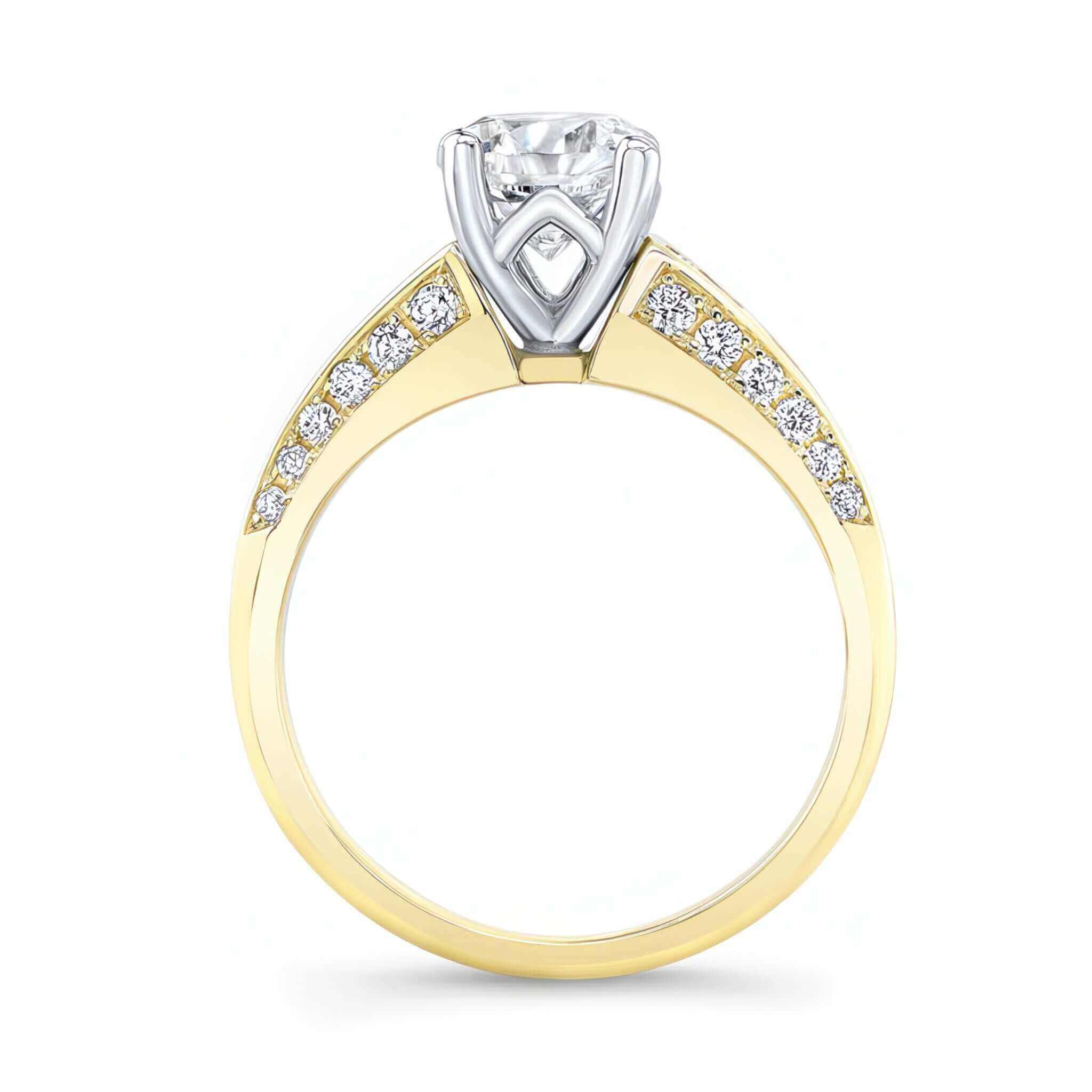 Moissanite Channel Set Ring