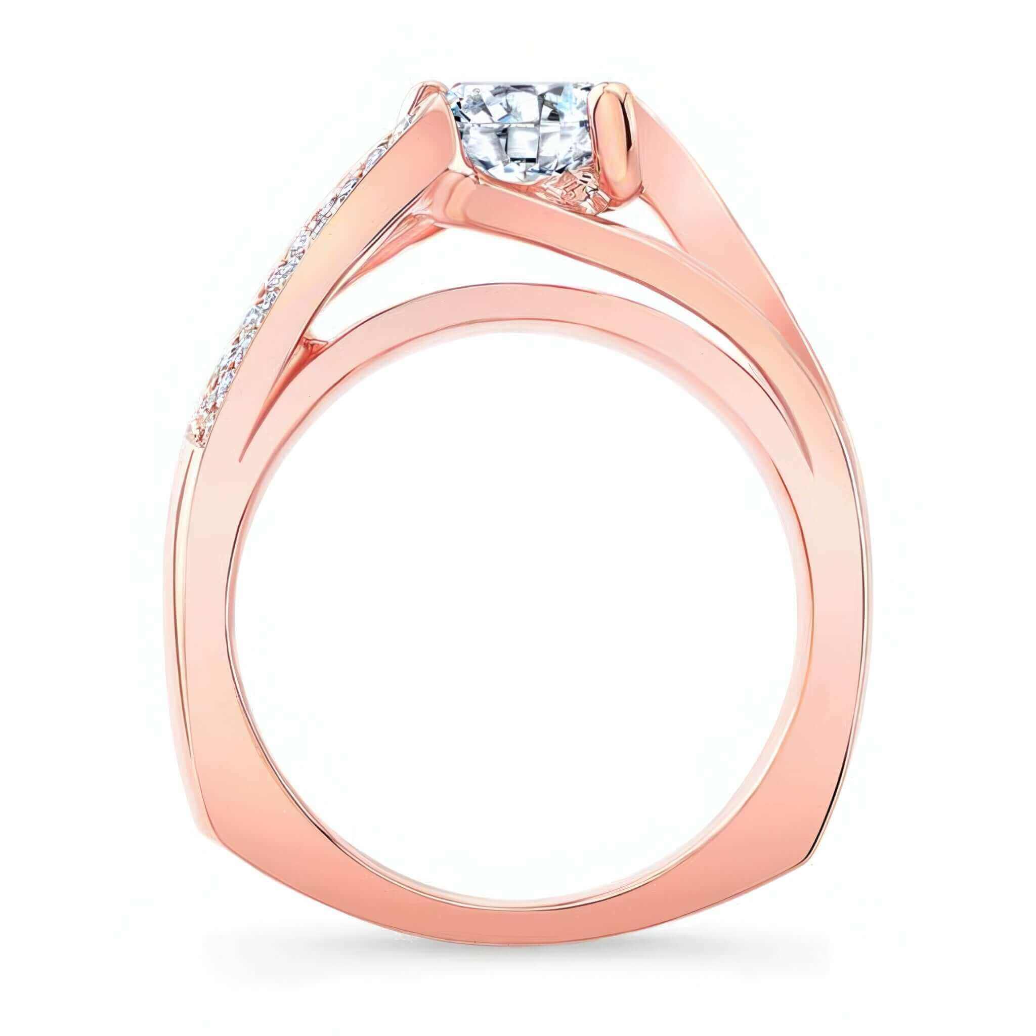 3 Row Diamond Ring