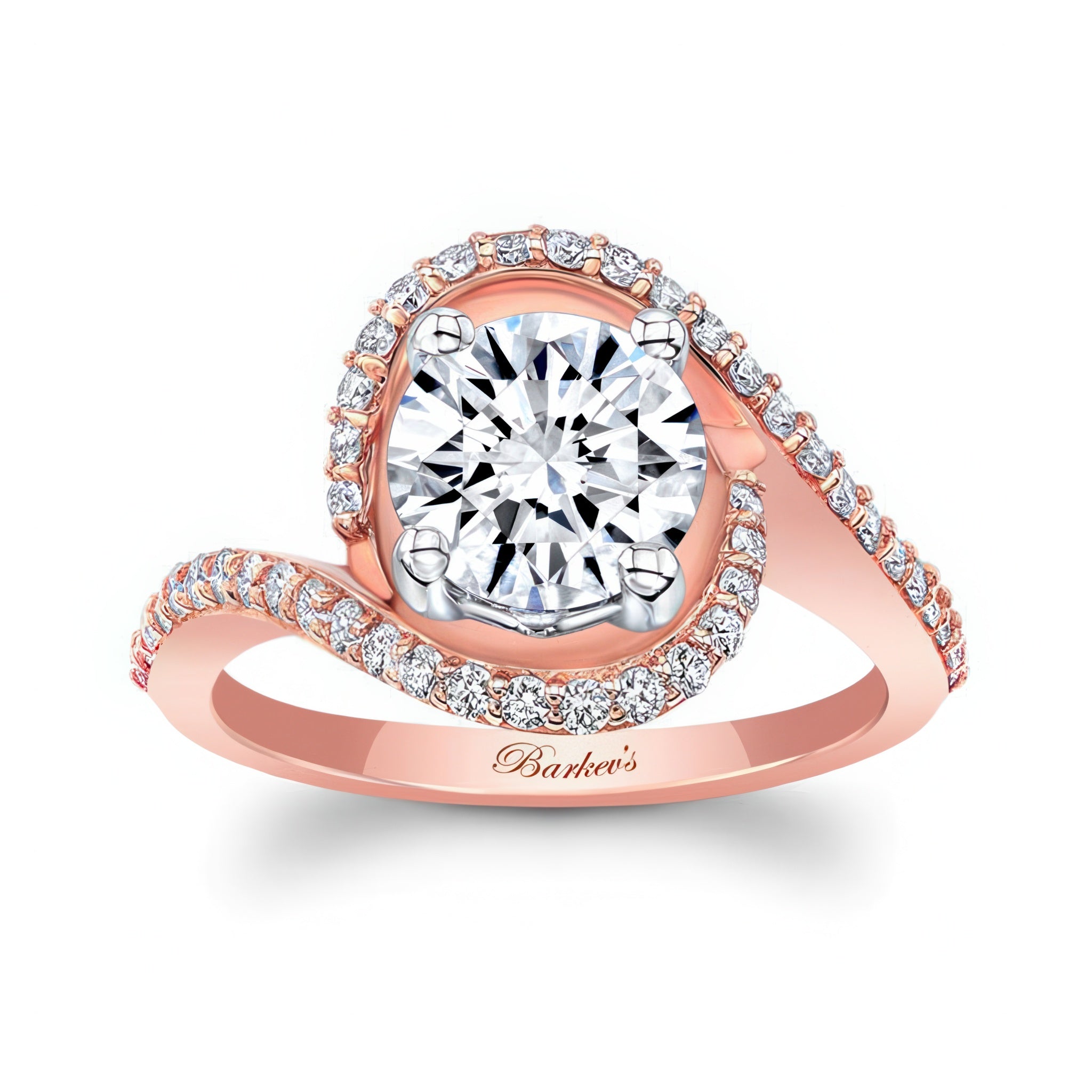 Floating Halo Engagement Ring