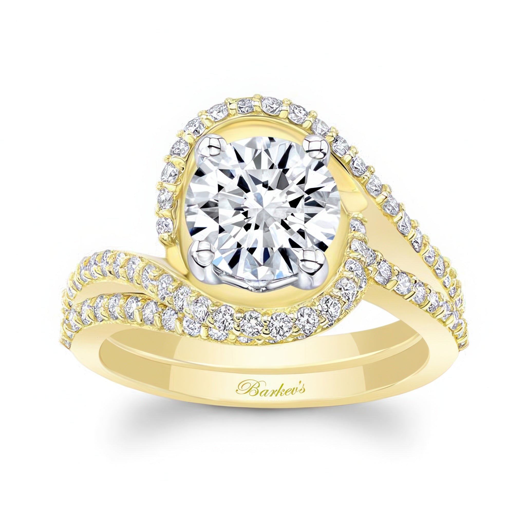 Floating Halo Bridal Set