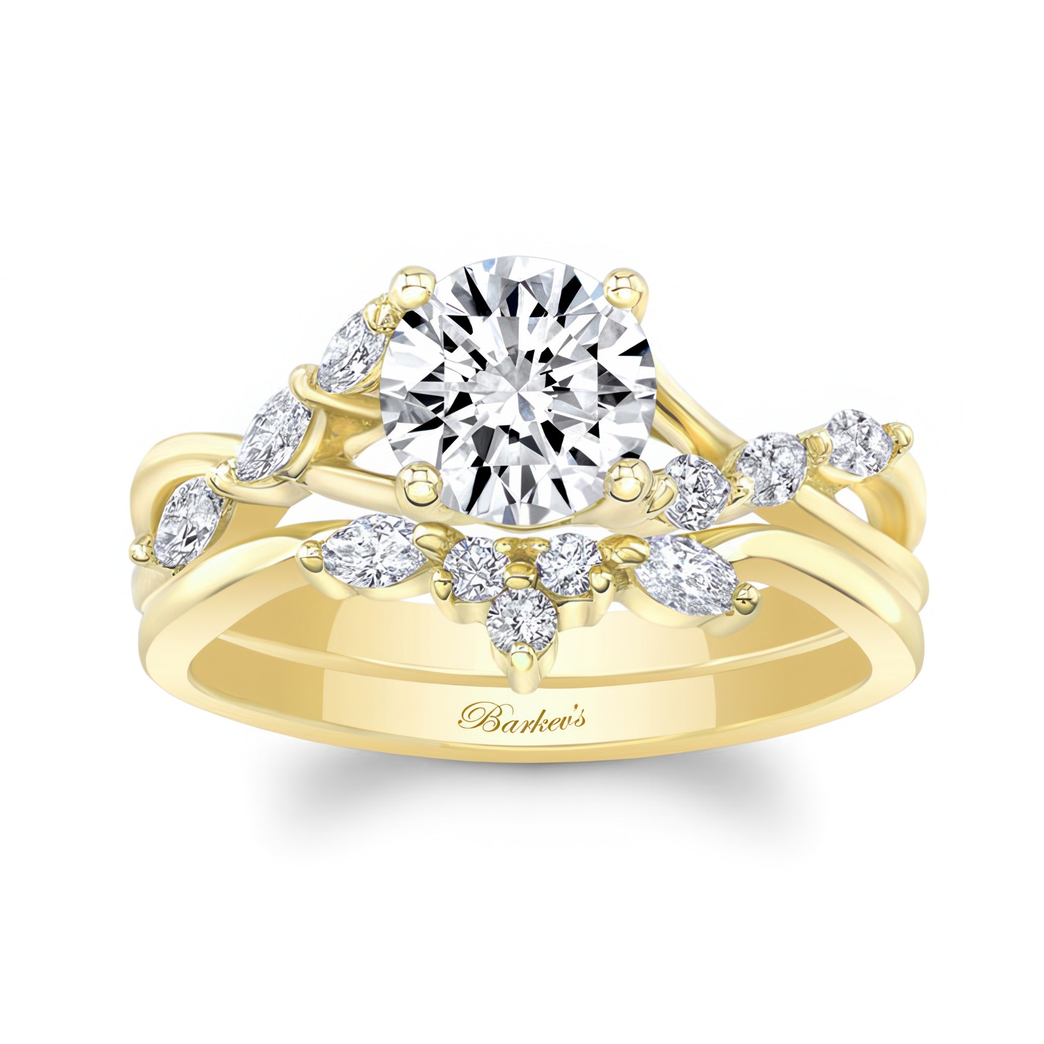 Marquise Accent Wedding Set