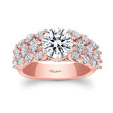 Three Row Lab Grown Diamond Ring
