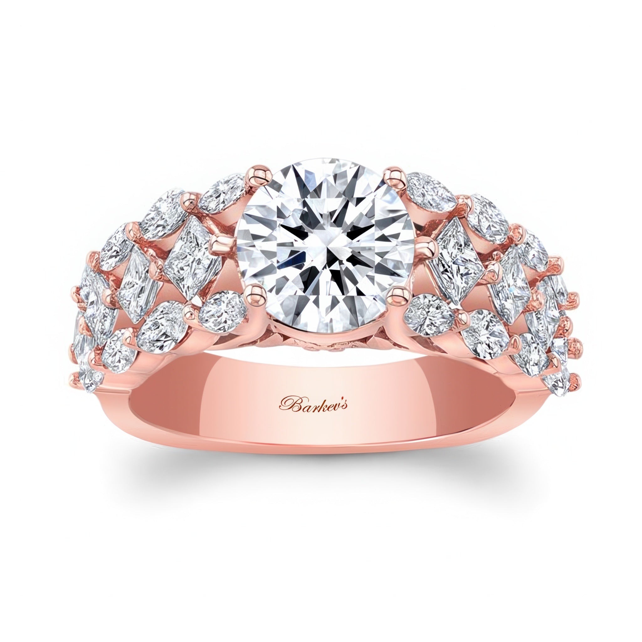 Three Row Diamond Ring