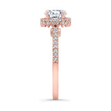 Round Halo Lab Grown Diamond Ring