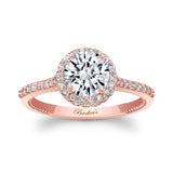 Round Halo Lab Grown Diamond Ring
