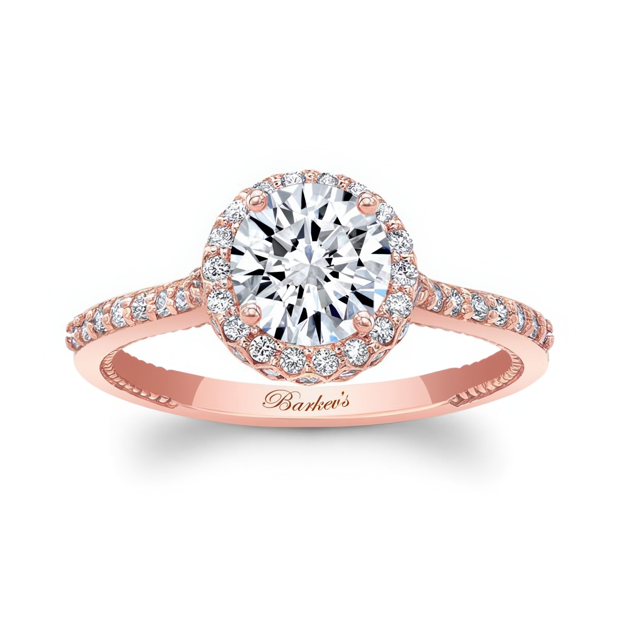 Round Halo Diamond Ring