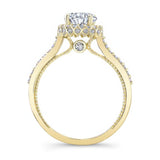 Round Halo Lab Grown Diamond Ring