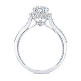 Round Halo Lab Grown Diamond Ring