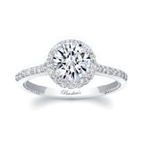 Round Halo Lab Grown Diamond Ring
