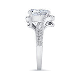 Split Shank Pear Engagement Ring