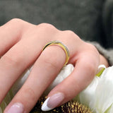 Overlap Diamond Promise Ring