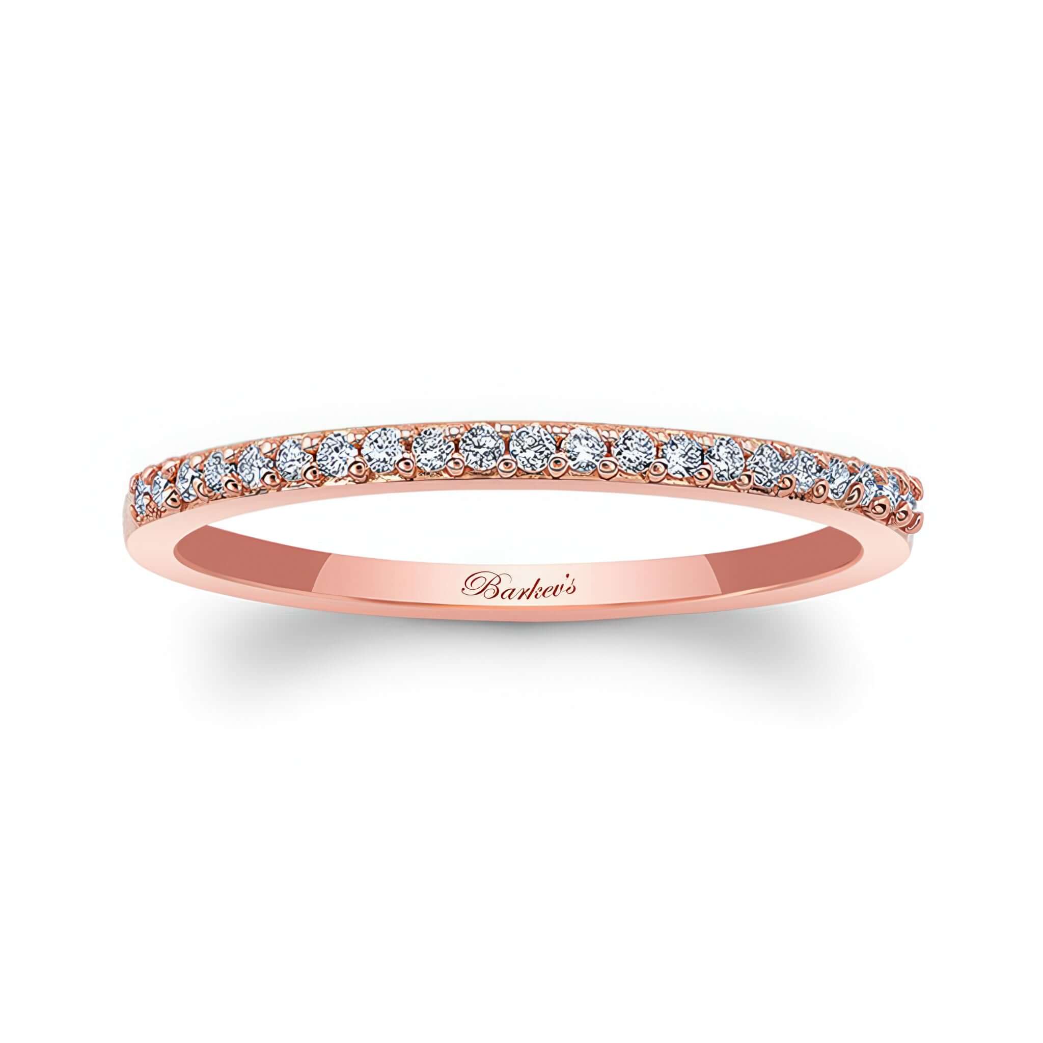 Thin Stackable Diamond Band