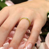 Ava Curved Diamond Promise Ring