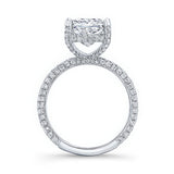 Hidden Halo Lab Grown Diamond Engagement Ring