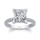 Hidden Halo Engagement Ring