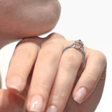 Eva Pear Shaped Lab Grown Diamond Halo Ring