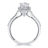 Eva Pear Shaped Lab Grown Diamond Halo Ring