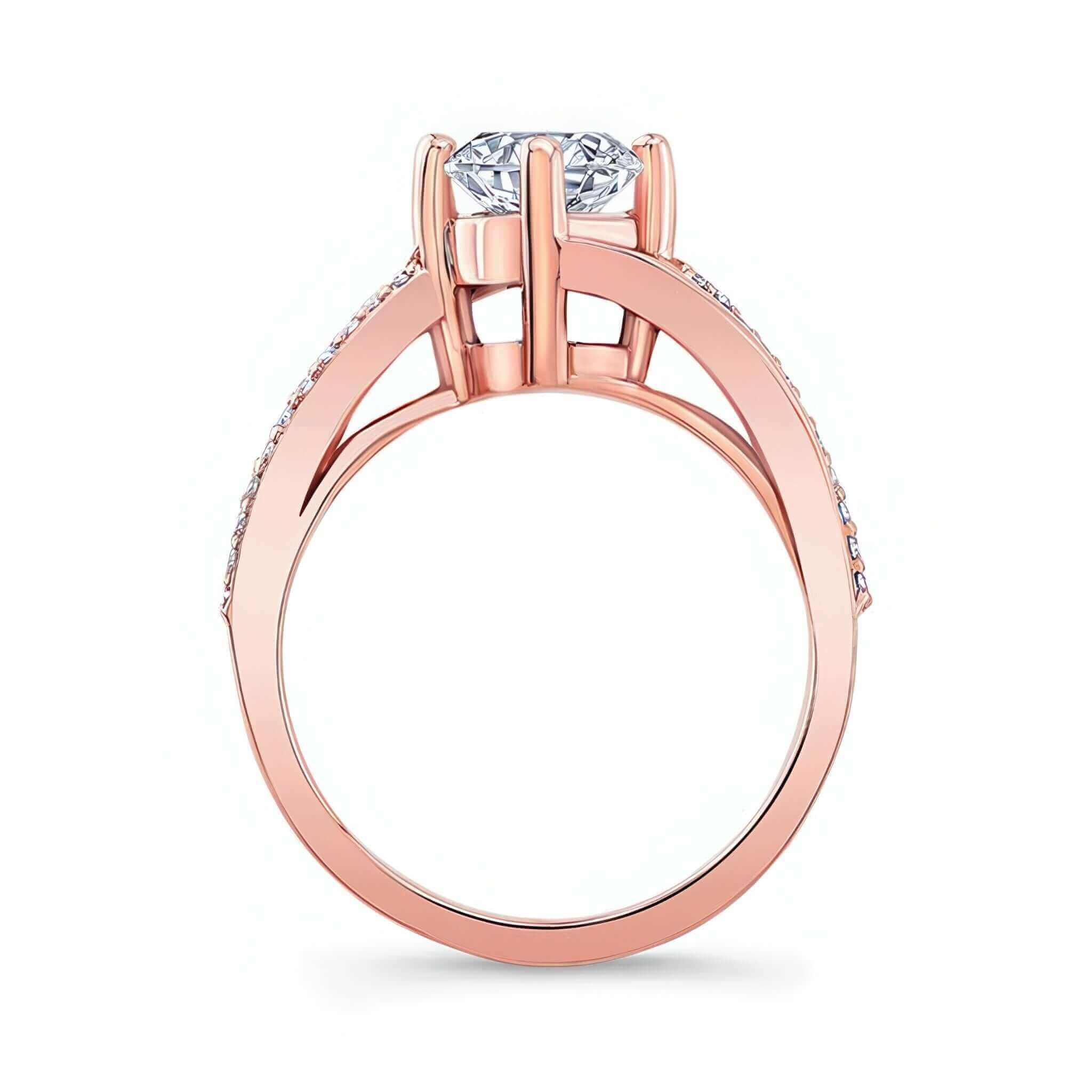 Split Shank Engagement Ring