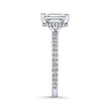 Ella Emerald Cut Diamond Engagement Ring