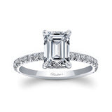 Ella Emerald Cut Diamond Engagement Ring
