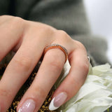 Criss Cross Diamond Promise Ring