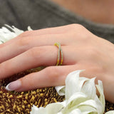Criss Cross Diamond Promise Ring