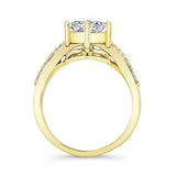 Unique Princess Cut Engagement Ring