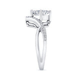Unique Princess Cut Engagement Ring
