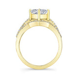 Unique Princess Cut Wedding Set