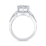 Unique Princess Cut Wedding Set