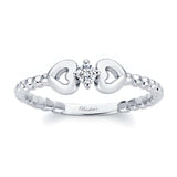 Double Heart Promise Ring
