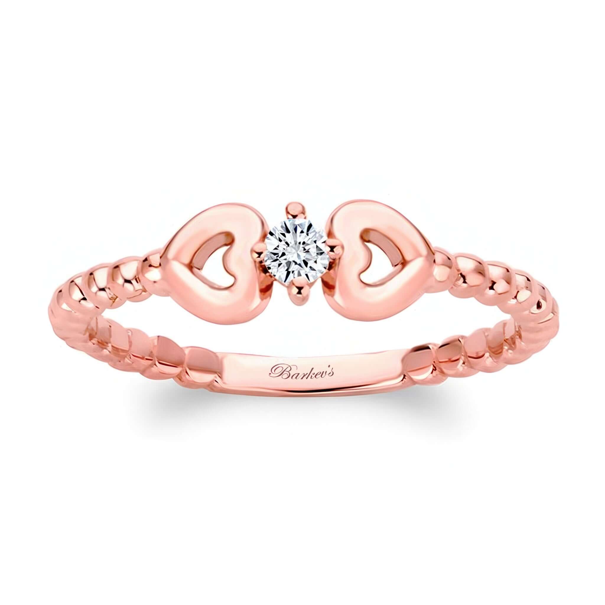 Double Heart Promise Ring