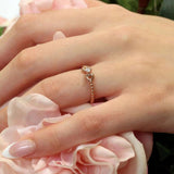 Double Heart Promise Ring