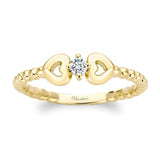 Double Heart Promise Ring
