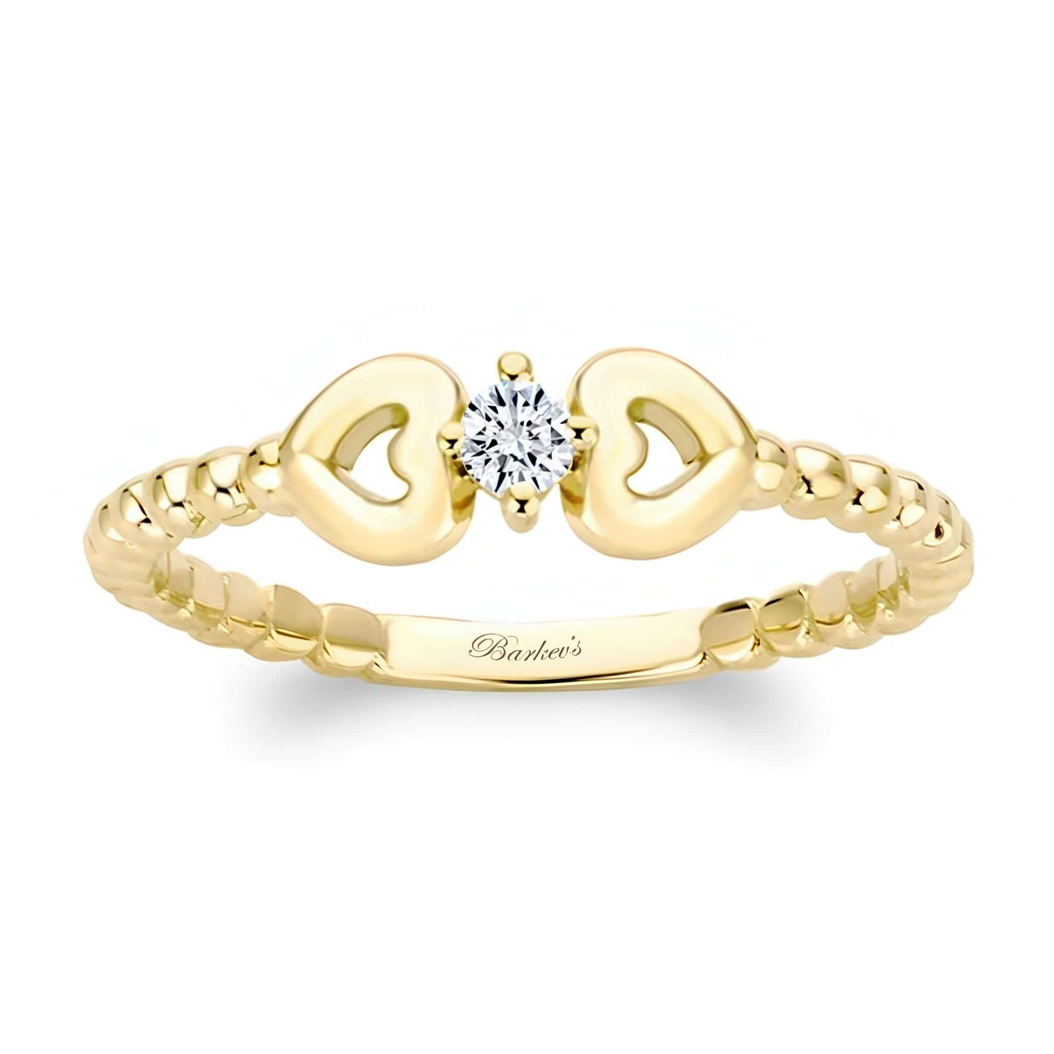 Double Heart Promise Ring