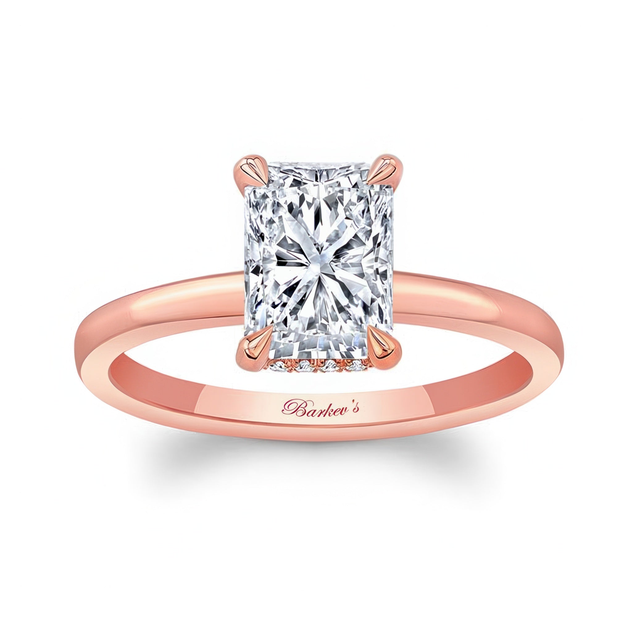 Lia Radiant Cut Lab Grown Diamond Engagement Ring