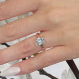 Lia Emerald Cut Engagement Ring